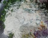 A picture of step 1 of Methi Thepla.