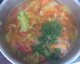 Foto del paso 6 de la receta Crema ligera de mejillón y bacalao