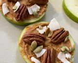 Une image de l'étape 3 de Rondelles de pomme a la pâte d’arachides.
