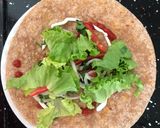 Hình bước làm 2 của món Bánh mì cuộn Hy Lạp 🌯