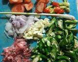 Oseng cumi cabe hijau kecombrang langkah memasak 1 foto