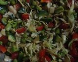 A picture of step 10 of Rainbow Macroni Party Platter.