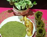 A picture of step 7 of Rice flour and Palak Masala Paratha.