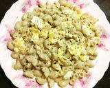 A picture of step 10 of Eggy Pasta.
