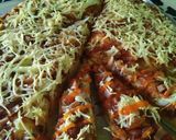 Foto langkah ke 9 dari resep Pizza sosis saos BBQ super enak.