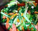 Hình bước làm 4 của món Nui xào thập cẩm