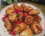 Foto langkah ke 5 dari resep Tumis putih telur pedas.