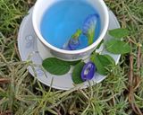 A picture of step 3 of BLUE TEA | Blue Butterfly Pea Flower Herbal Tea.