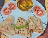 A picture of step 6 of Aloo-Tamatar ki Rasedar sabji😋.