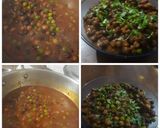 A picture of step 5 of Matar Chole.