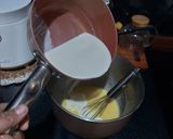 Foto langkah ke 2 dari resep Mille Crepes Red Valvet.
