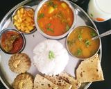 A picture of step 8 of Gujarati feast for Ganesh Chaturthi.
