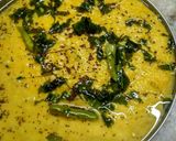 A picture of step 4 of Khaman dhokla.