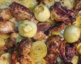 A picture of step 1 of Baked Chicken with Potatoes.