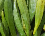 A picture of step 1 of Masala Bhindi Do Pyaza.
