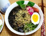 黑芝麻拉麵的食譜步驟8照片
