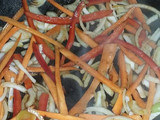 Wok de pasta y vegetales