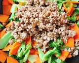Hình bước làm 4 của món Bún thịt xào rau củ