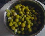 A picture of step 1 of Khoya,matar, makhana curry.