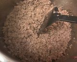 A picture of step 1 of Instant pot rice & meat burritos 🌯.