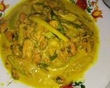 Foto langkah ke 4 dari resep Kerang bumbu kuning "isi ranjau".