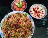 A picture of step 6 of Peas Pulao.