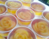 Foto langkah ke 5 dari resep Puding mawar.