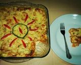 A picture of step 7 of Lasagne😍😋.