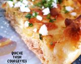 Une image de l'étape 7 de Quiche thon courgettes mozzarella 😋.