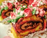 Foto langkah ke 10 dari resep Rainbow roll cake.
