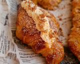 Foto del paso 7 de la receta: Croissant de brioche hojaldrado relleno de nata de speculoos