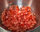 A picture of step 3 of Bruschetta Picada.