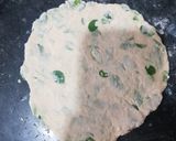 A picture of step 2 of Drumstick leaves paratha.