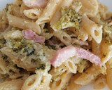 Foto del paso 5 de la receta: Macarrones con brócoli, bacon, nata y queso
