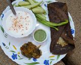 A picture of step 16 of Kuttu Dosa.