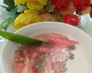 Es Dawet Pink(Cendol Beras) - Step 4