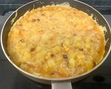 A picture of step 4 of Spanish omelette using Air Fryer.