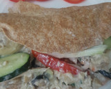 Foto del paso 14 de la receta: 🌯 Fajitas rellenas de crema de berenjena 🍆 y yogur