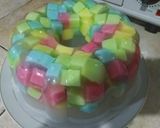 Foto langkah ke 6 dari resep Puding Mozaik Kaca.