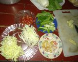 Foto langkah ke 1 dari resep Tumis Po'coy sawi seafood Yakiniku.