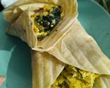 Foto del paso 3 de la receta: Fajitas rellenas de acelga y huevo