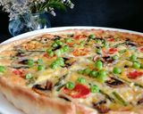 Foto del paso 10 de la receta Quiche de espárragos y champiñones