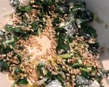 Sajtszószos kelkáposzta árpával recept fázis 3 fotója