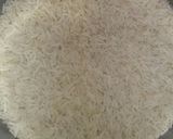 A picture of step 1 of Zeera Rice.