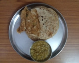 மீல் மேக்கர் கோதுமை பராத்தா(Meal maker wheat paratha recipe in tamil) ரெசிபி ஸ்டேப் 4 புகைப்படம்