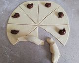 Une image de l'étape 2 de Brioche à la pâte à tartiner.