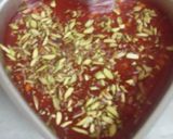A picture of step 4 of Bombay Karachi Halwa.