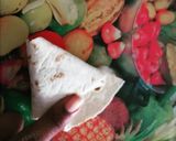 Une image de l'étape 8 de Samoussa.tortillas aux poireaux, thon, moutarde #healthy #detox.