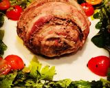 Foto del paso 3 de la receta: Bola de Kafta y Tocineta acompañado de Corona de Rugula semillada