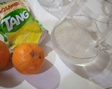 A picture of step 1 of Citrus cooler.